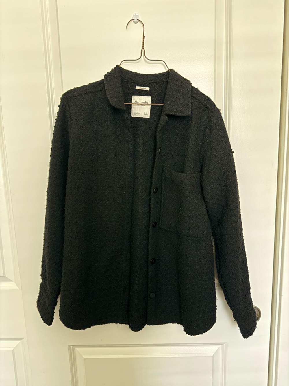 Abercrombie & Fitch Women’s Black Textured Shirt